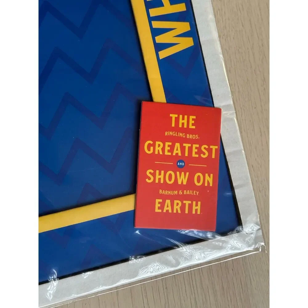 Limited Ringling Brothers Blue and Multicolor Picture Frame - New
